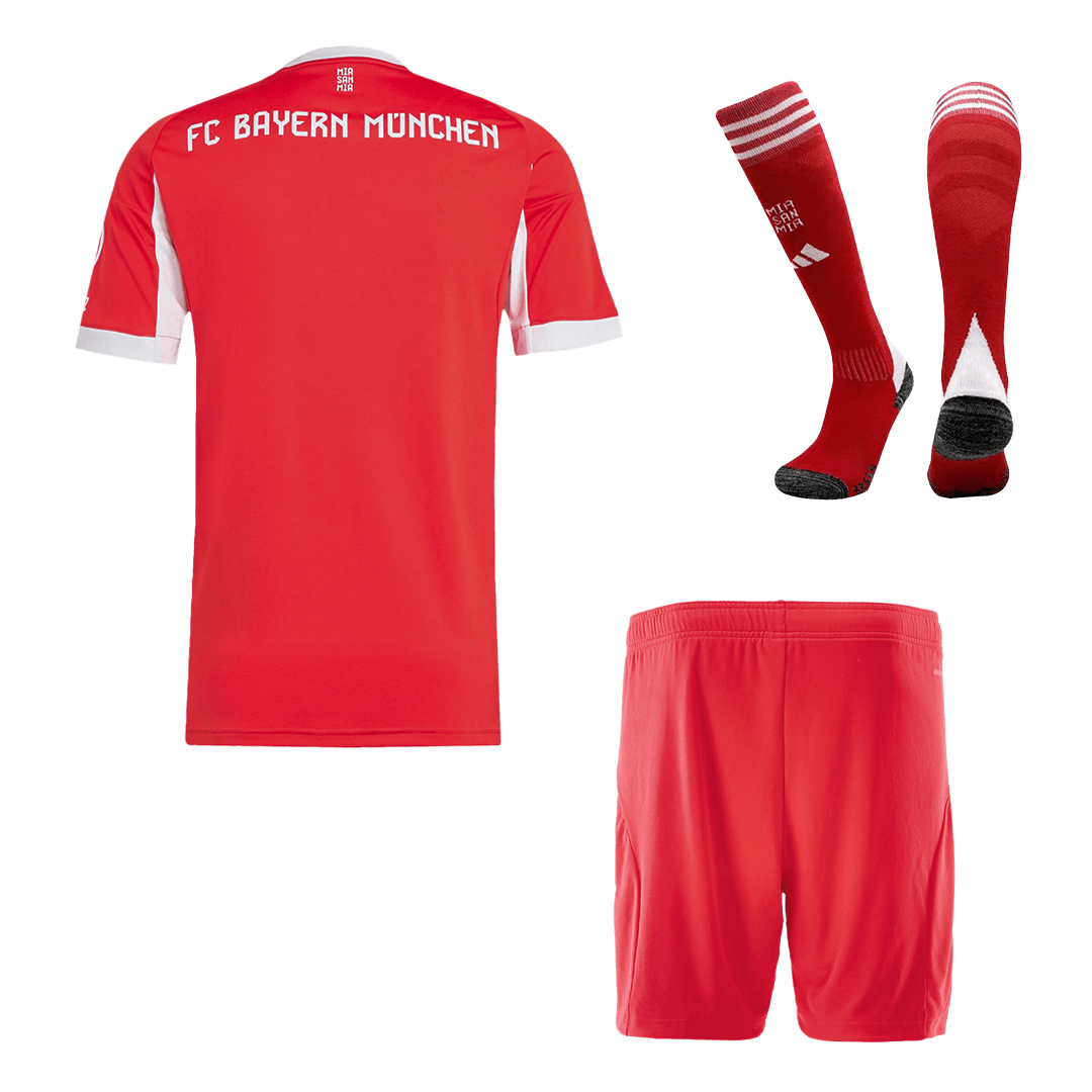 Soccer Kits Bayern Munich Home Soccer Jersey Kit(Jersey+Shorts+Socks) 2025/26 Red