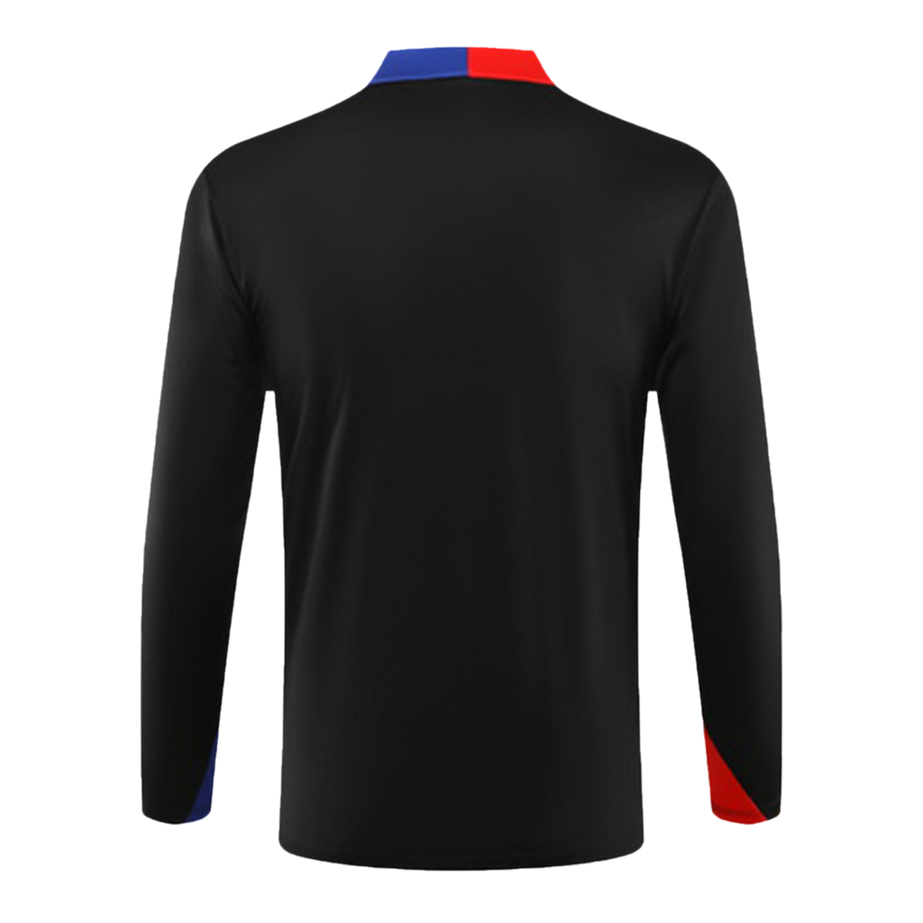 Soccer Kits Barcelona Zipper Sweatshirt Kit(Top+Pants) 2024/25