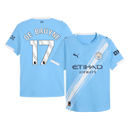Soccer Kits Authentic DE BRUYNE #17 Manchester City Home Soccer Jersey 2025/26 Blue