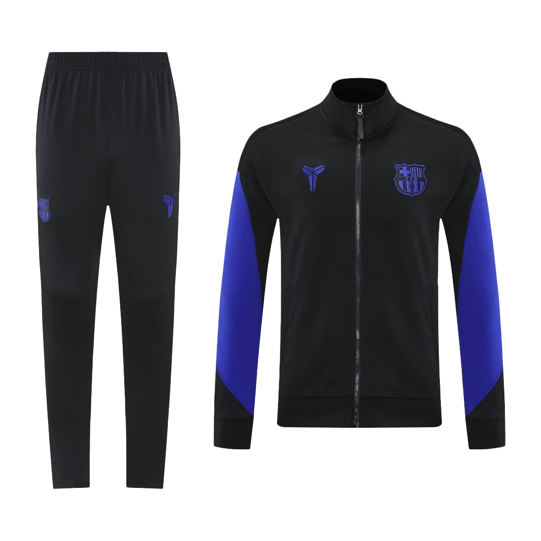 Soccer Kits 25/26 Barcelona Training Jacket Kit(Jacket+Pants) Black&Purple