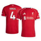 Maillot de football domicile VIRGIL #4 Liverpool 2025/26 Rouge
