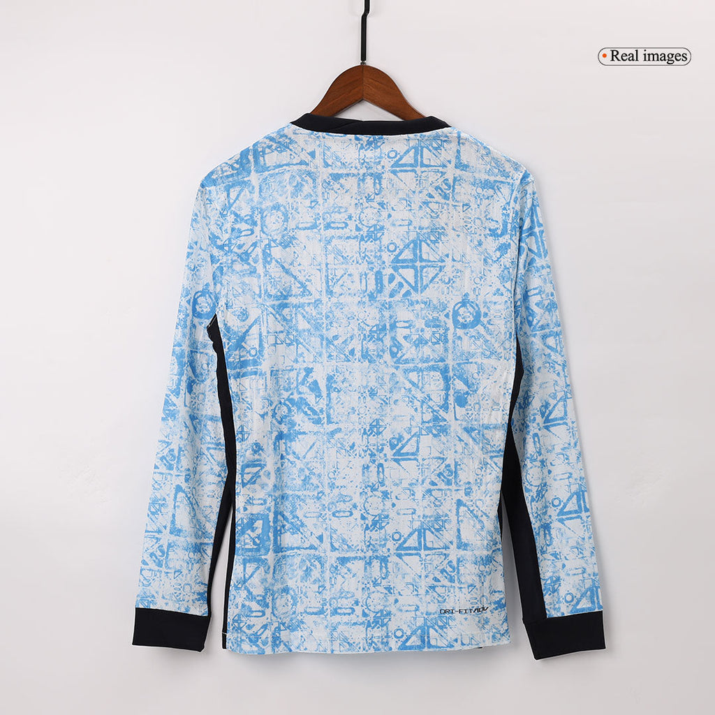 Soccer Kits Authentic Portugal Away Long Sleeve Soccer Jersey Euro 2024