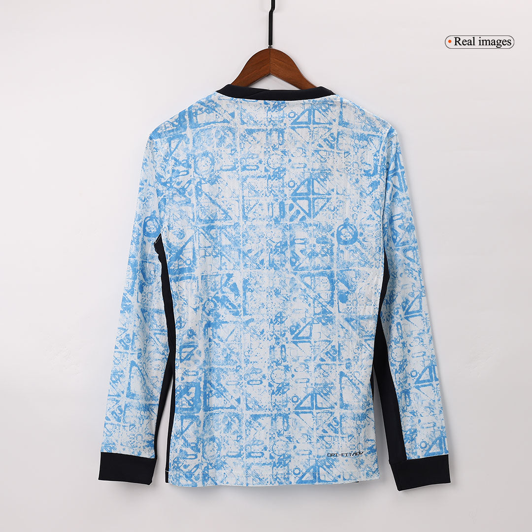 Soccer Kits Authentic Portugal Away Long Sleeve Soccer Jersey Euro 2024