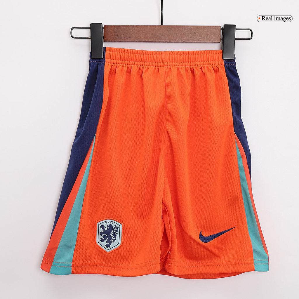 Kits de fútbol para niños: camiseta local de Holanda (camiseta y pantalón corto) para la Eurocopa 2024
