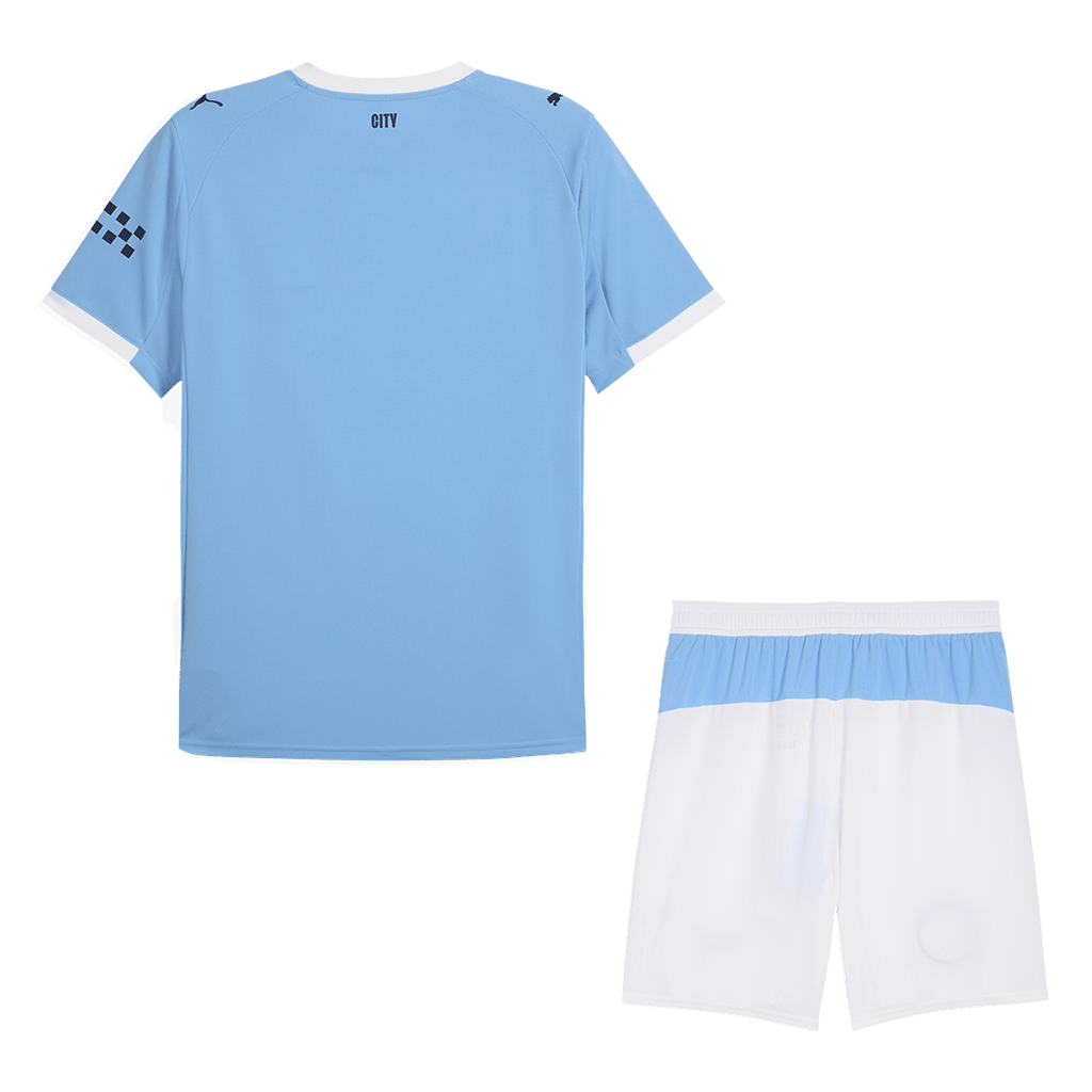 Maillot de football Manchester City Domicile (Maillot + Short) 2025/26 Bleu
