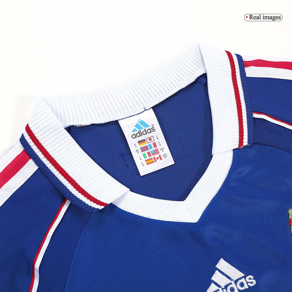 Camiseta de fútbol retro de Francia de 1998