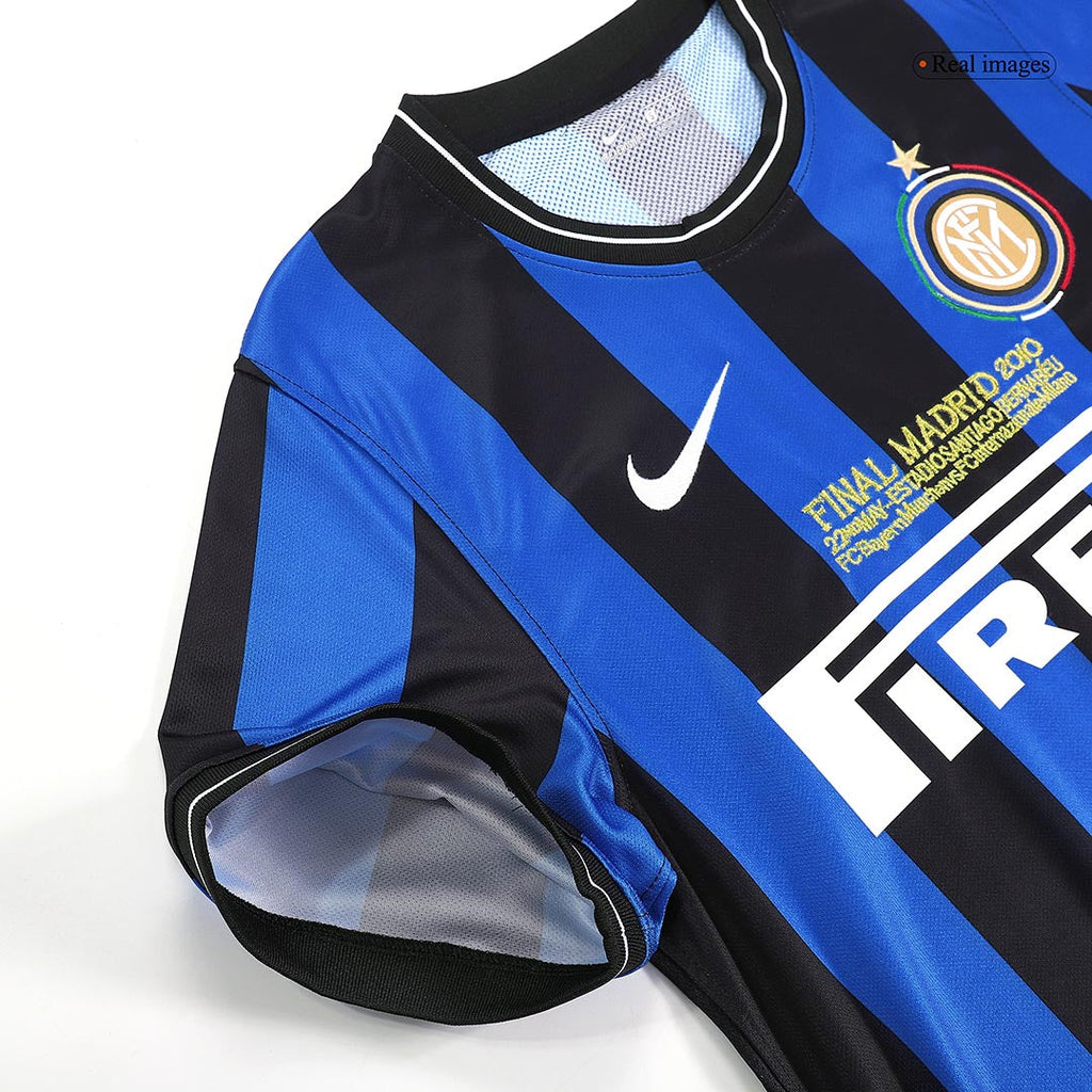 Camiseta de fútbol retro del Inter de Milán 2009/10 (final de la UCL)