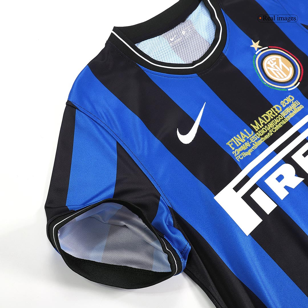Camiseta de fútbol retro del Inter de Milán 2009/10 (final de la UCL)