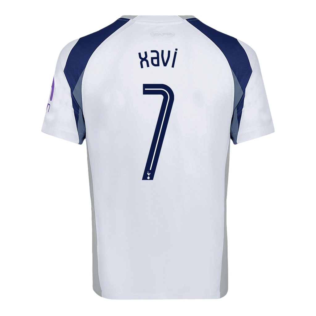 Soccer Kits XAVI #7 Tottenham Hotspur Home Soccer Jersey 2025/26 White - UCL