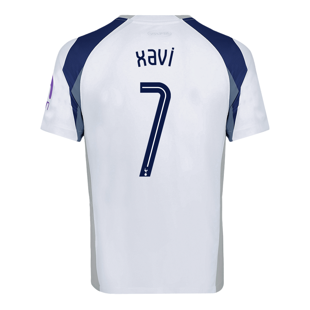 Soccer Kits XAVI #7 Tottenham Hotspur Home Soccer Jersey 2025/26 White - UCL