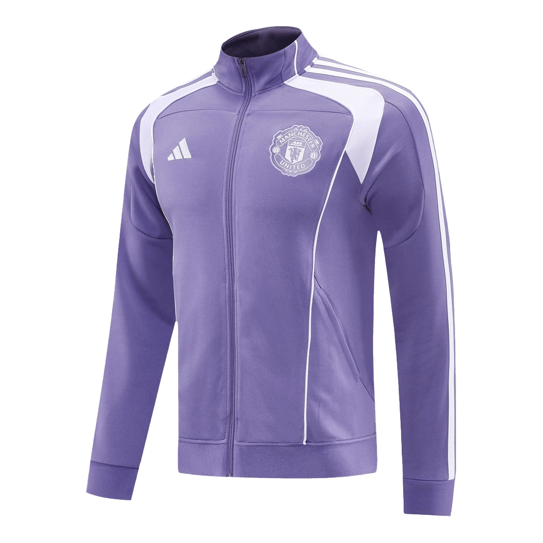 Soccer Kits 25/26 Manchester United Training Jacket Kit(Jacket+Pants) Purple