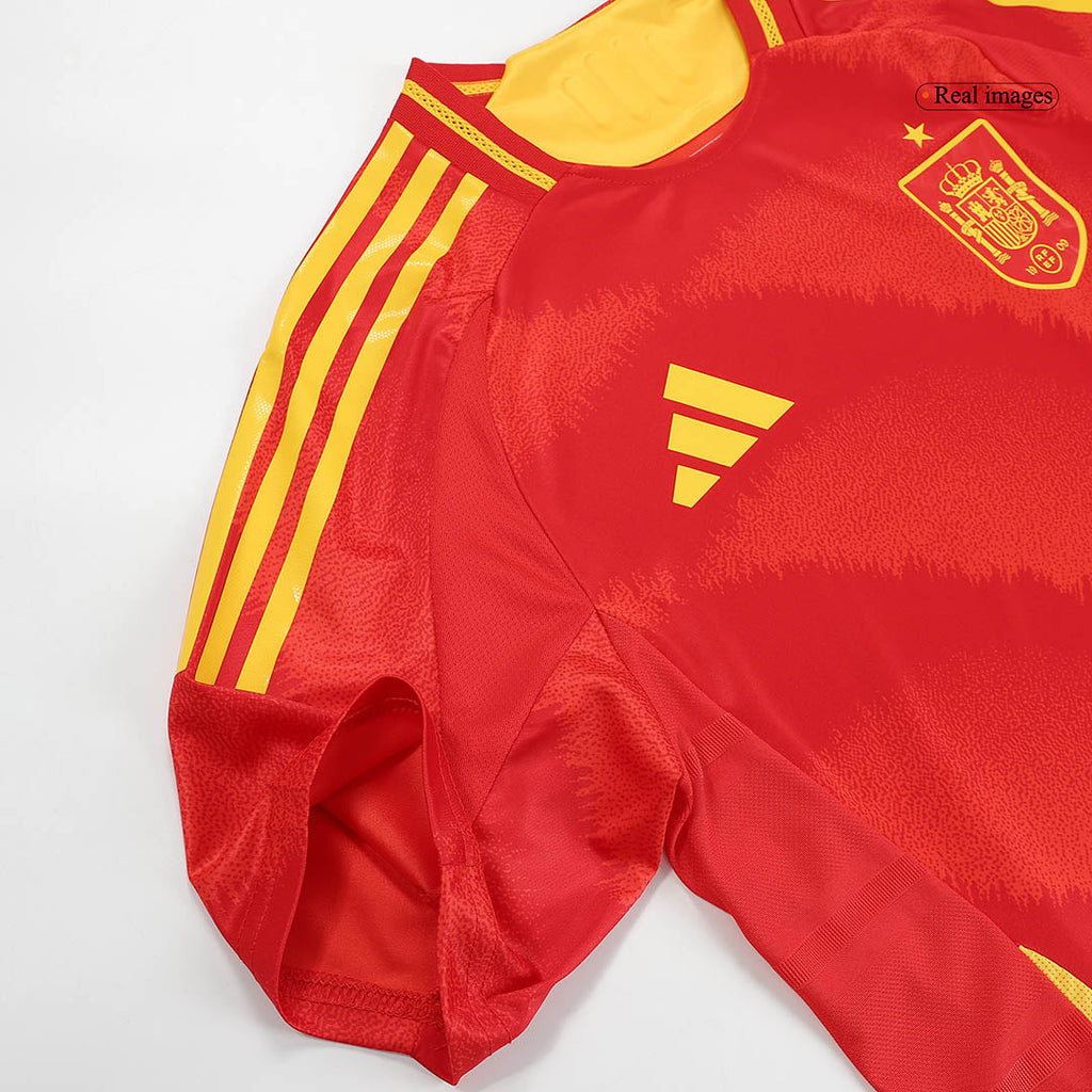 Soccer Kits Authentic RODRIGO #16 Spain Home Soccer Jersey Euro 2024