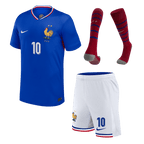 Maillot de foot domicile enfant MBAPPE #10 France (maillot + short + chaussettes) Euro 2024