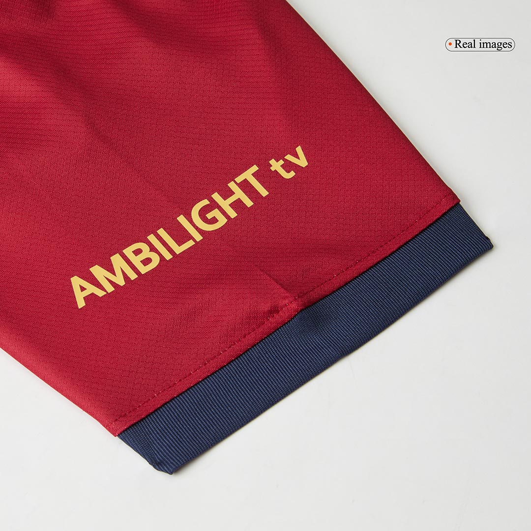 Soccer Kits Barcelona X Travis Scott Home Soccer Jersey 2024/25 Red&Blue