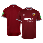 Kits de fútbol West Ham United Home Soccer Jersey 2025/26 Rojo