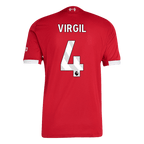 Soccer Kits Authentic VIRGIL #4 Liverpool Home Soccer Jersey 2025/26 Red