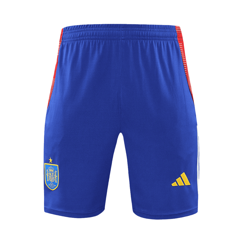 Equipaciones de fútbol España Pantalones cortos de fútbol prepartido Eurocopa 2024