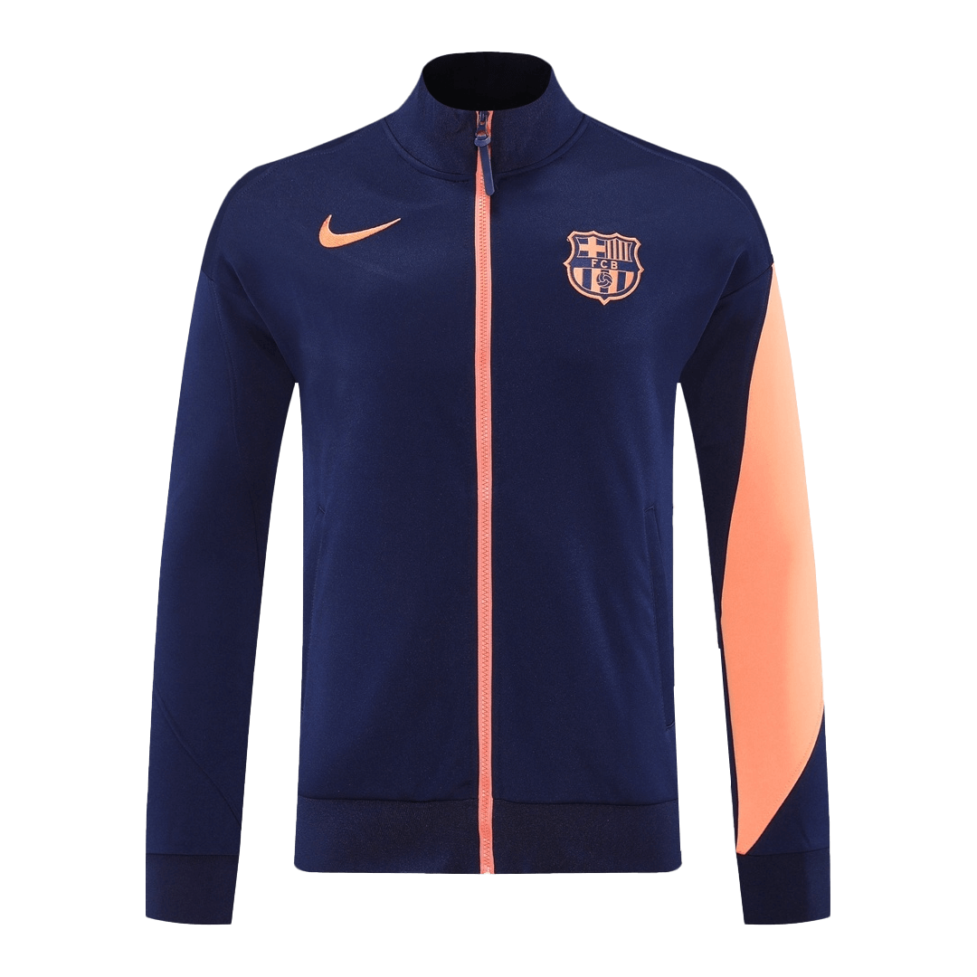Soccer Kits 25/26 Barcelona Training Jacket Navy&Orange
