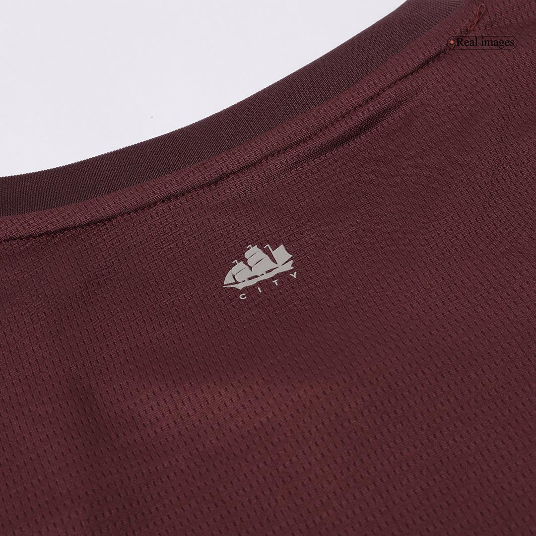 Camiseta de fútbol infantil de visitante del Manchester City (camiseta y pantalón corto) 2024/25