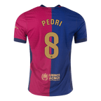 Soccer Kits Authentic  PEDRI #8 Barcelona Home Football Shirt 2024/25- - old sponsor