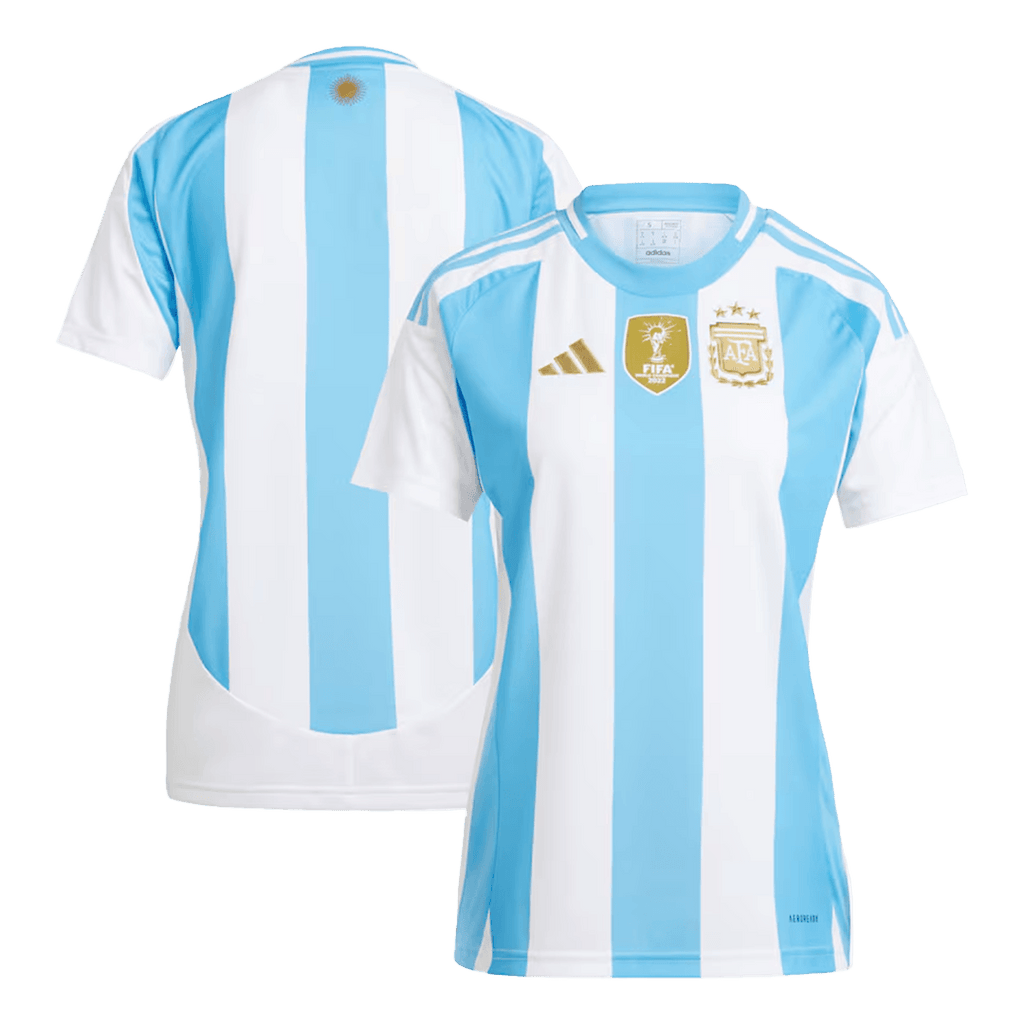 Camiseta de fútbol local de Argentina para mujer 2024