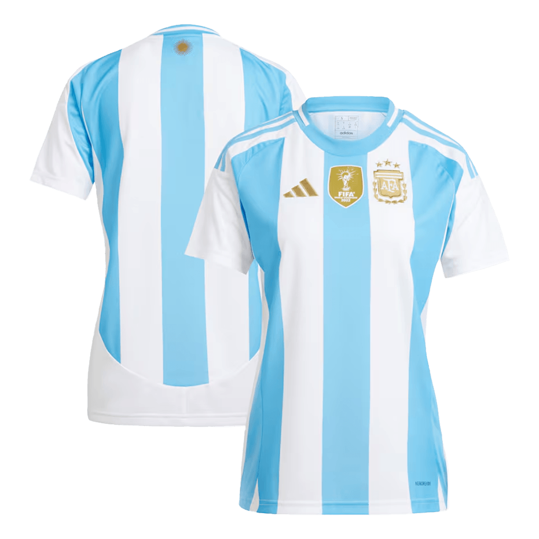 Camiseta de fútbol local de Argentina para mujer 2024
