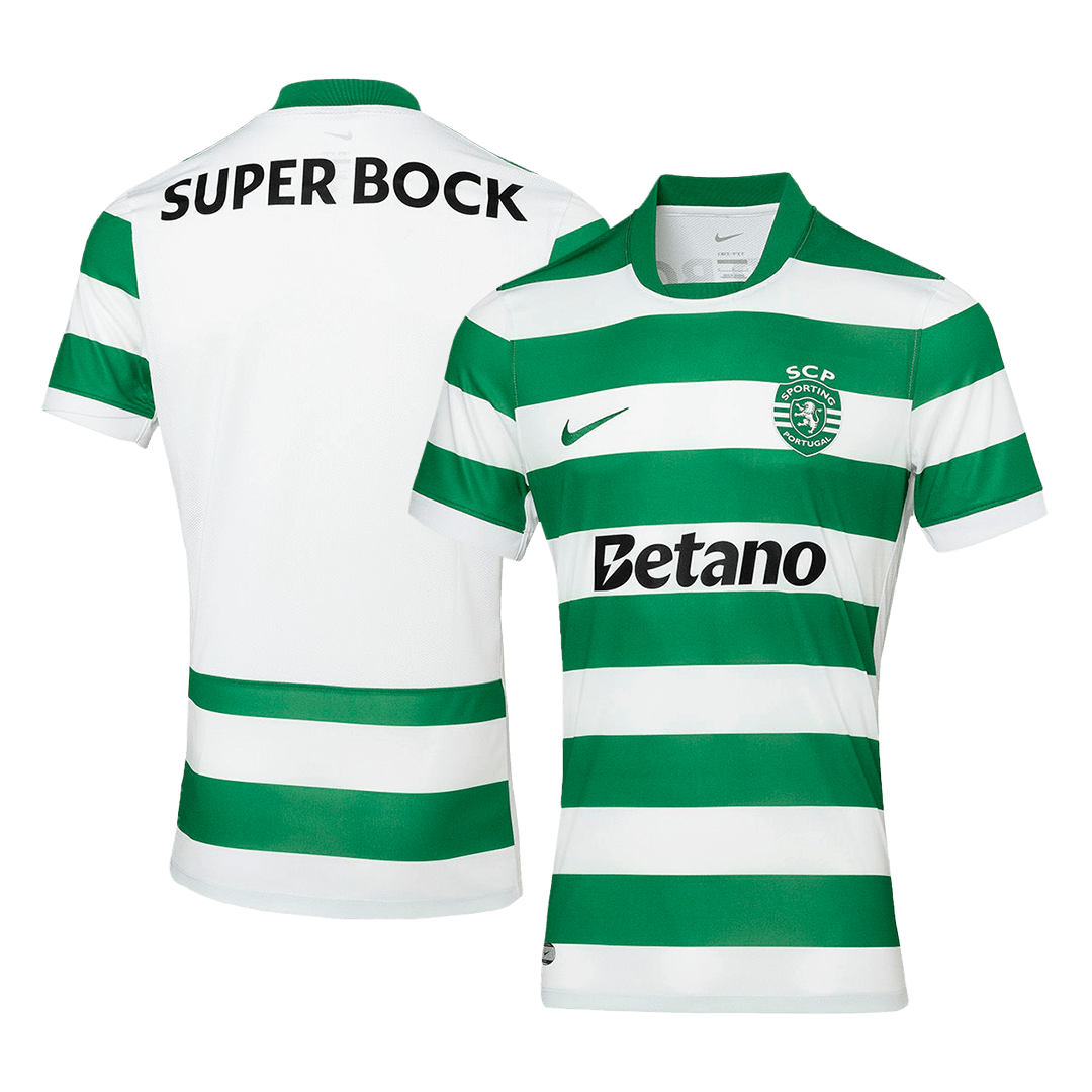 Kits de fútbol Camiseta de fútbol local del Sporting CP 25/26 Verde y blanco