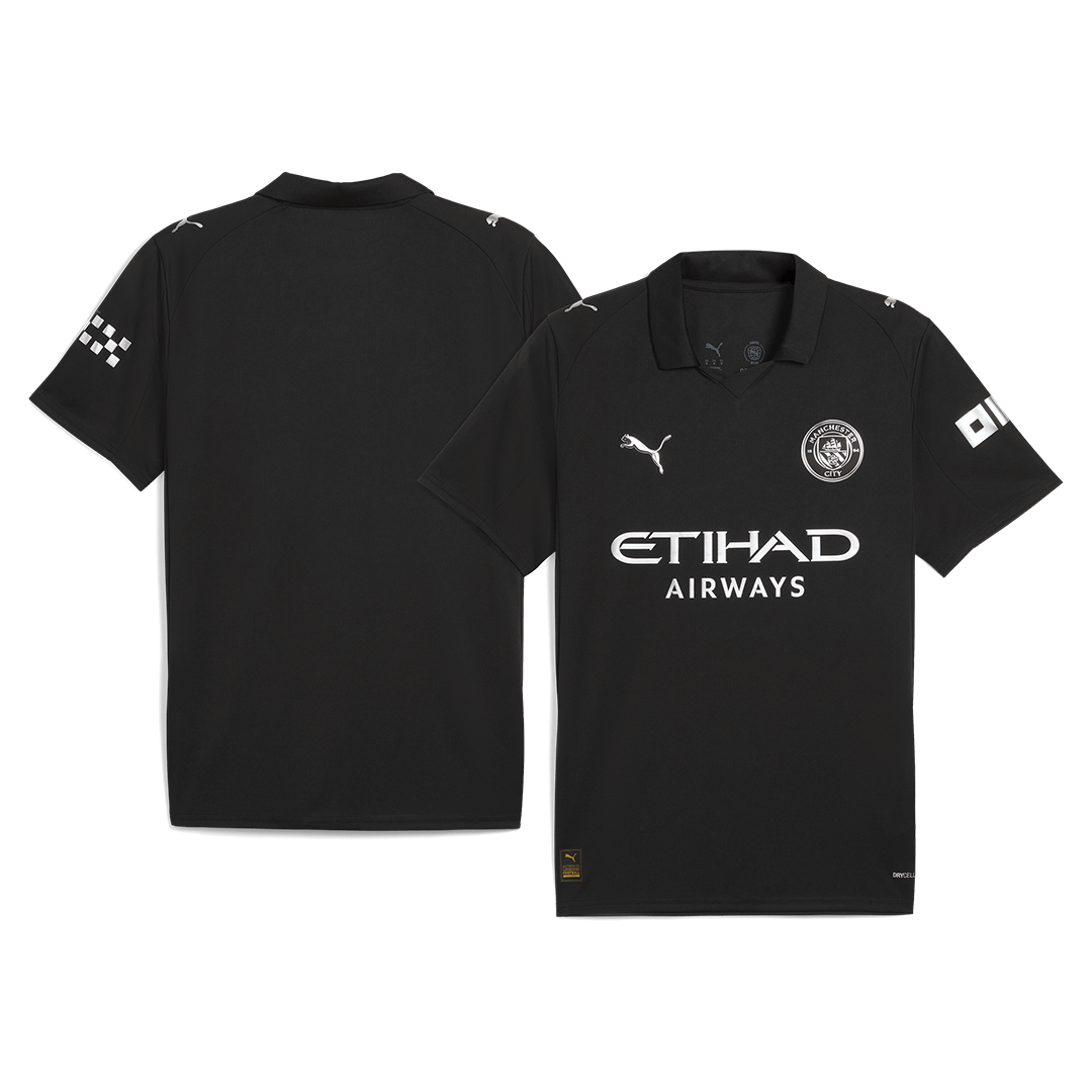 Maillot de football extérieur Manchester City 2025/26 Noir