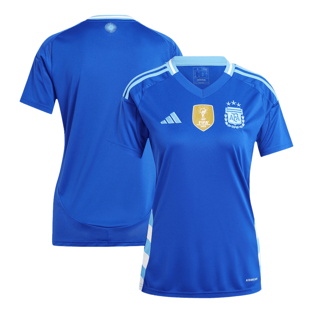Camiseta de fútbol visitante de Argentina para mujer 2024