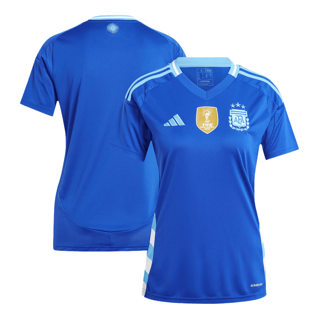 Camiseta de fútbol visitante de Argentina para mujer 2024