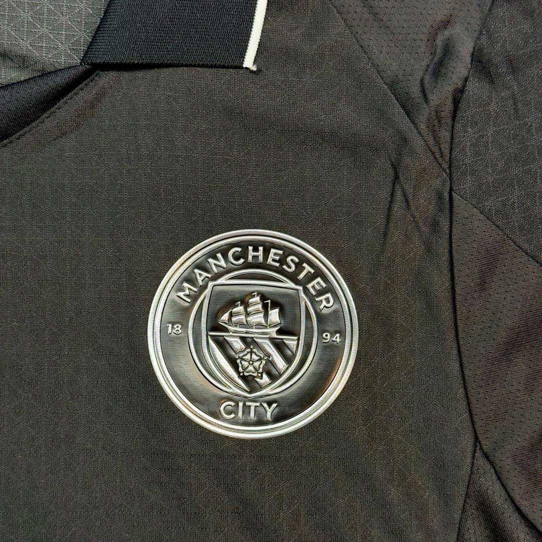Soccer Kits Authentic RODRIGO #16 Manchester City Away Soccer Jersey 2025/26 Black
