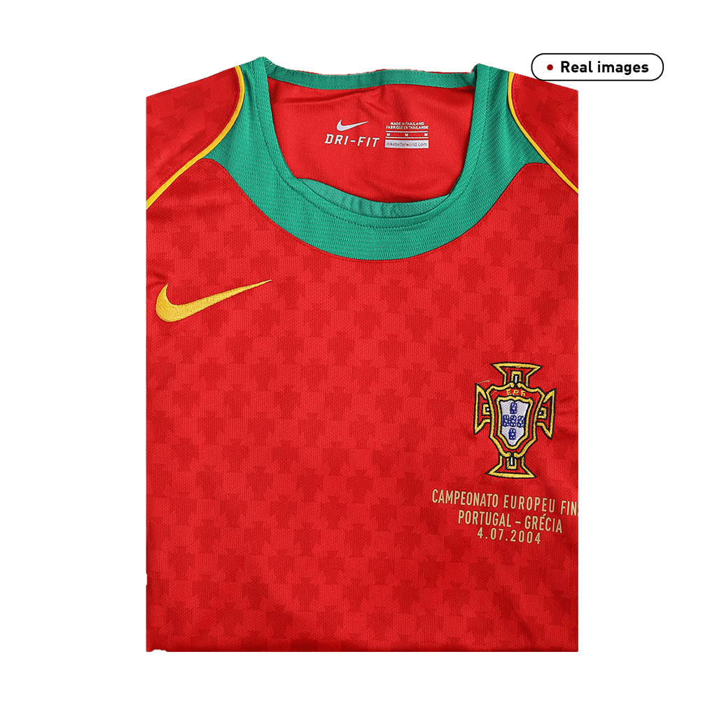 Maillot de football rétro domicile Portugal 2004 - Finale de l'Euro