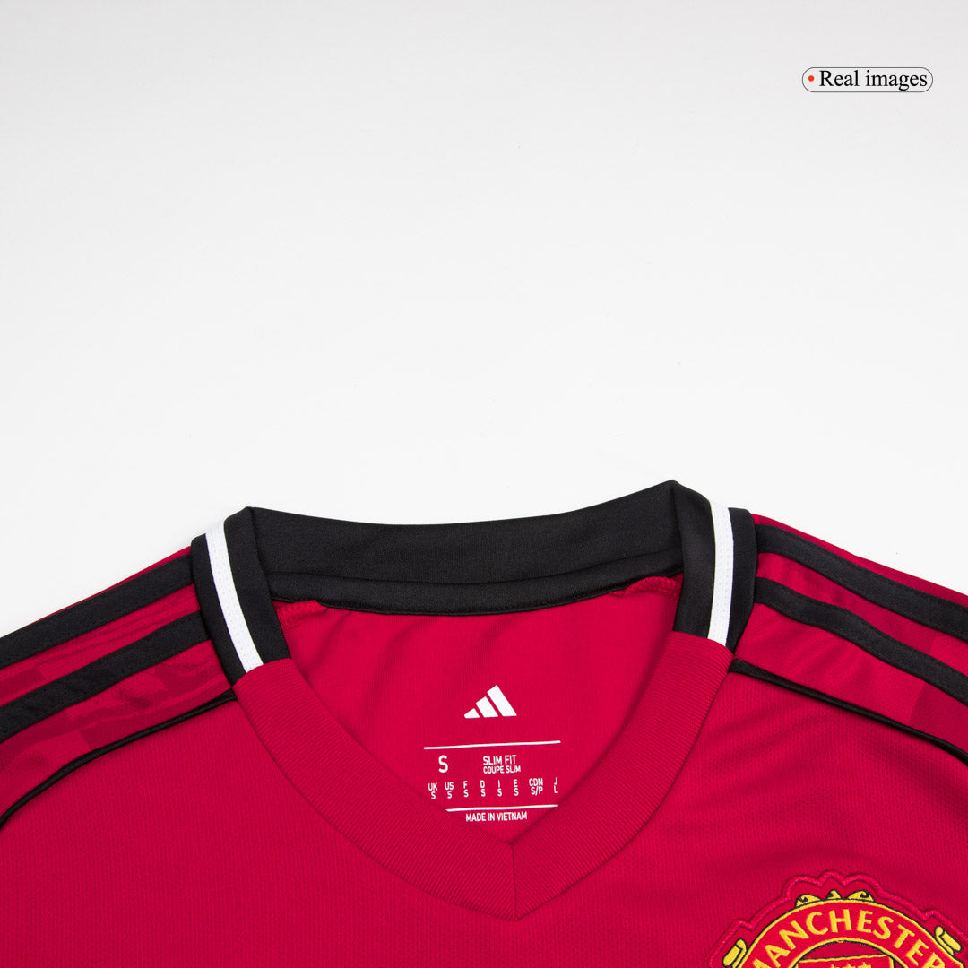 Kits de fútbol ŠEŠKO #30 Manchester United Home Soccer Jersey 2025/26 Rojo