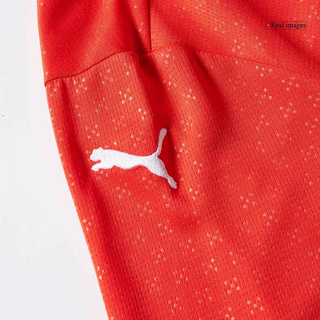 Kits de fútbol RONALDO #7 Portugal Home Camiseta de fútbol de manga larga 2025 Rojo