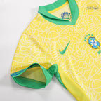 Kits de fútbol: Camiseta de fútbol local de Brasil para niños (camiseta y pantalones cortos) Copa América 2024
