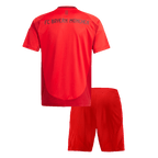 Maillot de football domicile Bayern Munich 2024/25 pour enfant (maillot + short) Rouge
