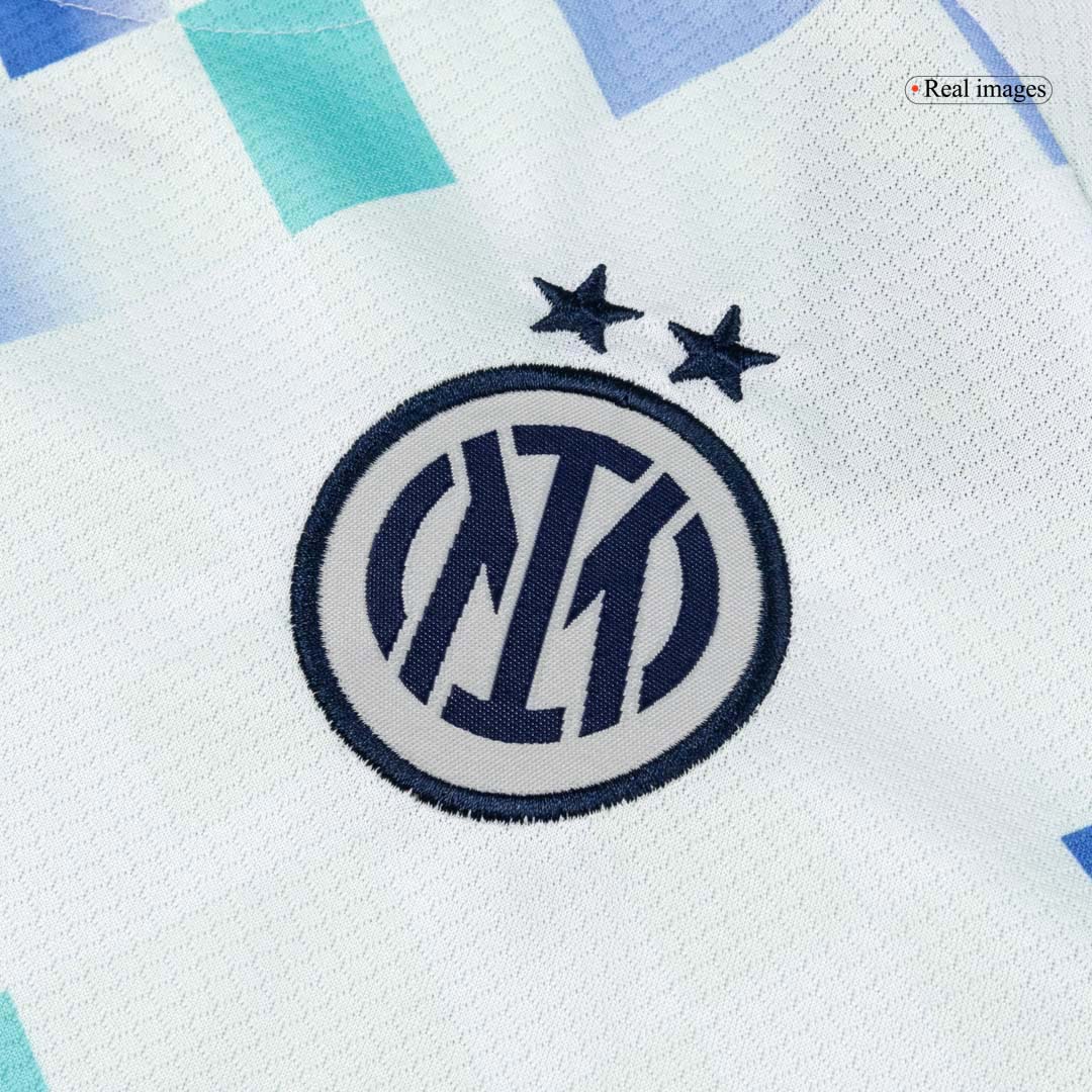 Maillot de football extérieur Inter Milan pour enfant (maillot + short) 2025/26 Blanc