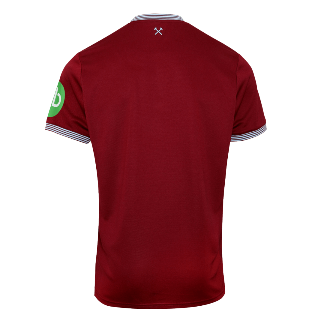 Kits de fútbol West Ham United Home Soccer Jersey 2025/26 Rojo