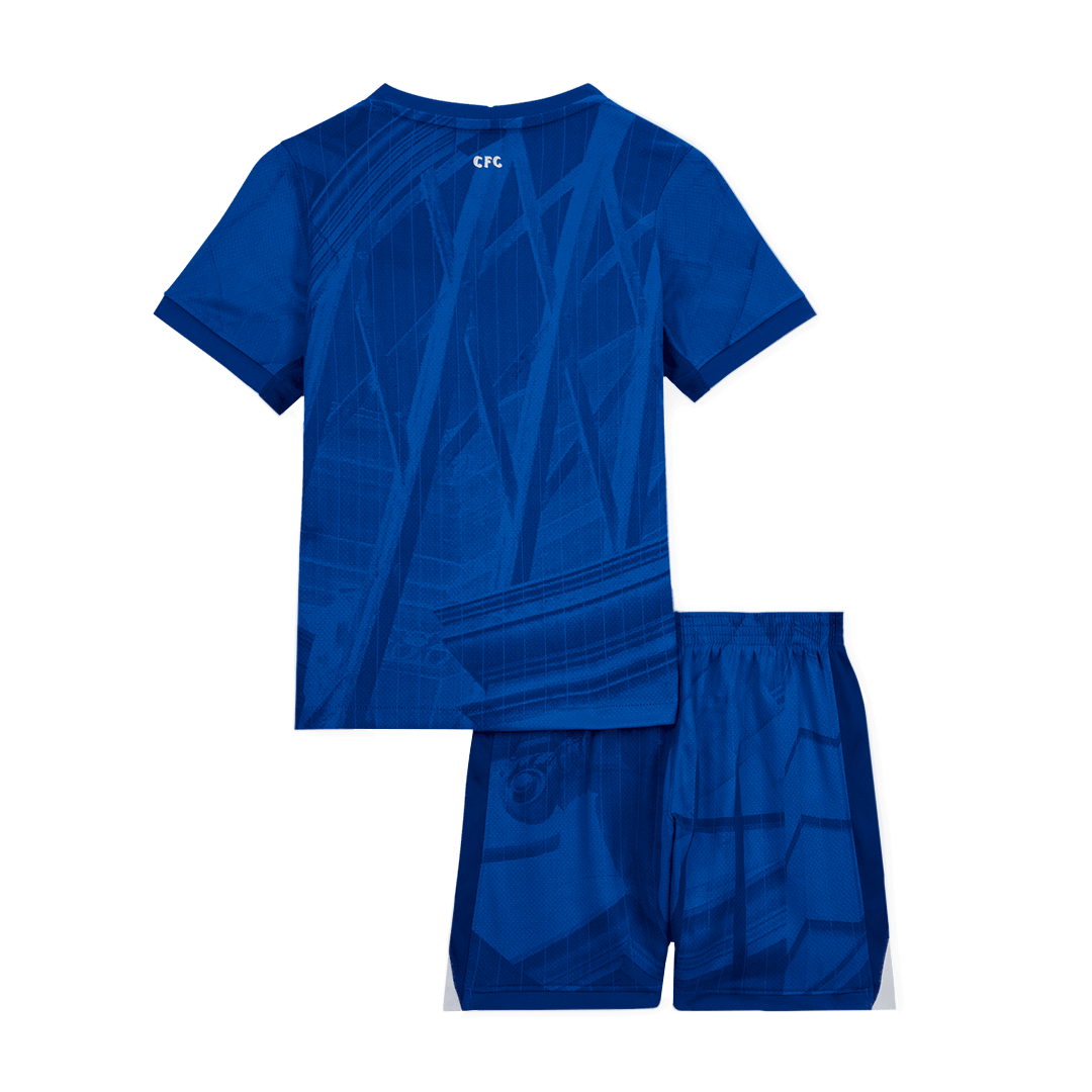 Maillot de football Chelsea domicile pour enfant (maillot + short) 2025/26 Bleu