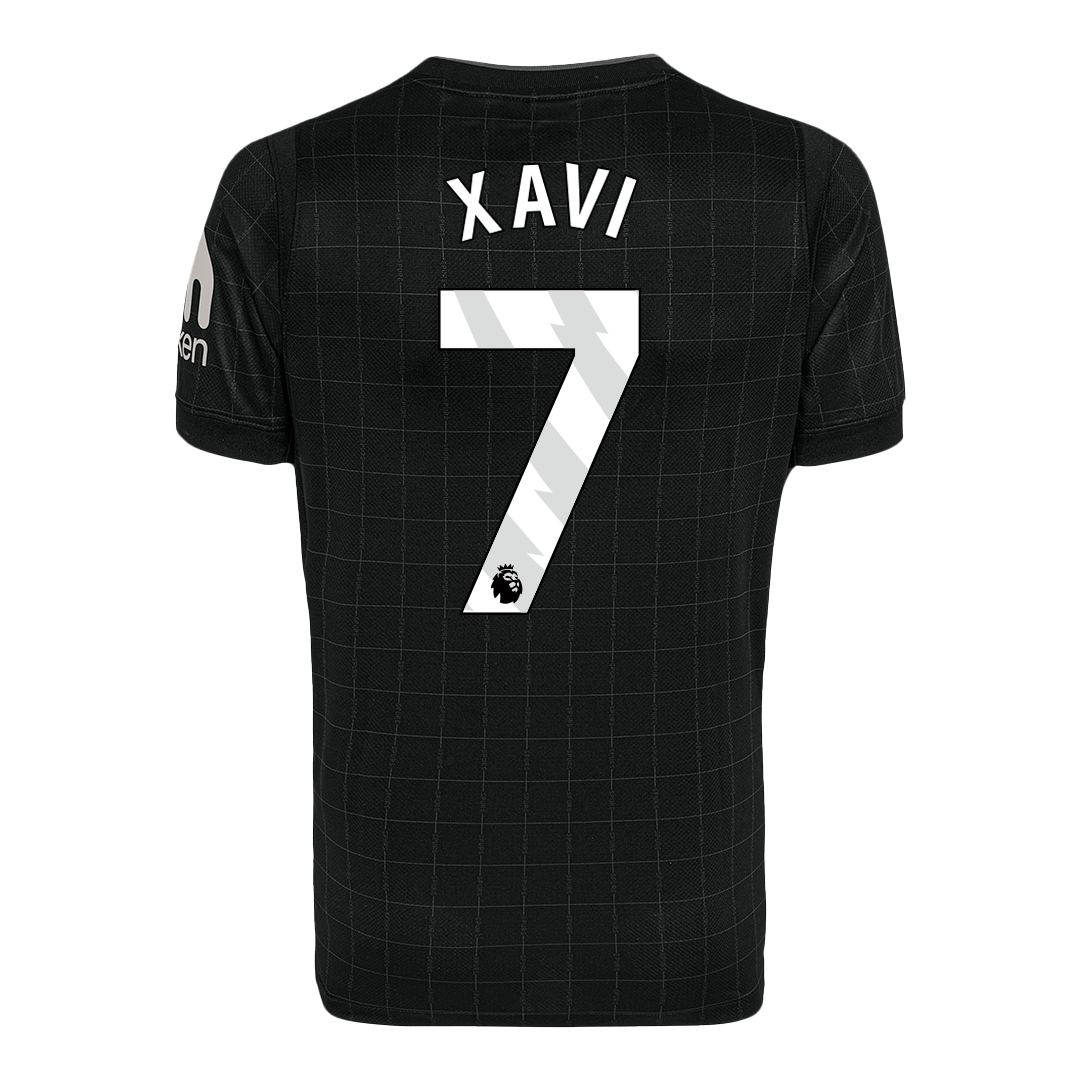 Soccer Kits XAVI #7 Tottenham Hotspur Away Soccer Jersey 2025/26 Black