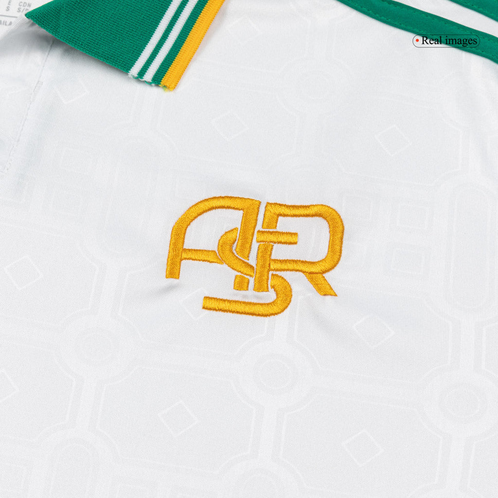 Camiseta de fútbol Roma 2025/26, tercera equipación, visitante, blanca