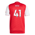 Soccer Kits Authentic RICE #41 Arsenal Home Soccer Jersey 2025/26 Red