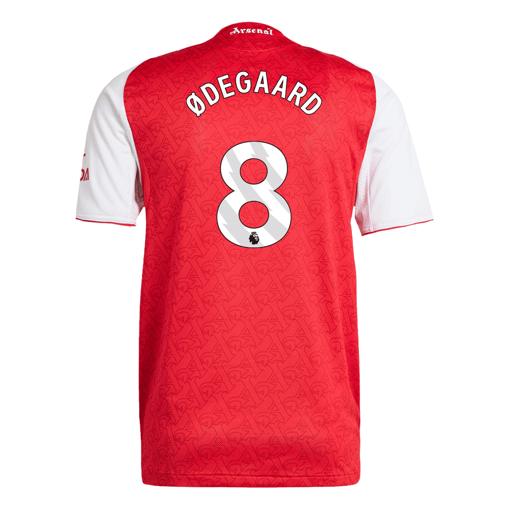 Soccer Kits Authentic ØDEGAARD #8 Arsenal Home Soccer Jersey 2025/26 Red