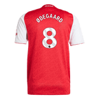 Soccer Kits Authentic ØDEGAARD #8 Arsenal Home Soccer Jersey 2025/26 Red
