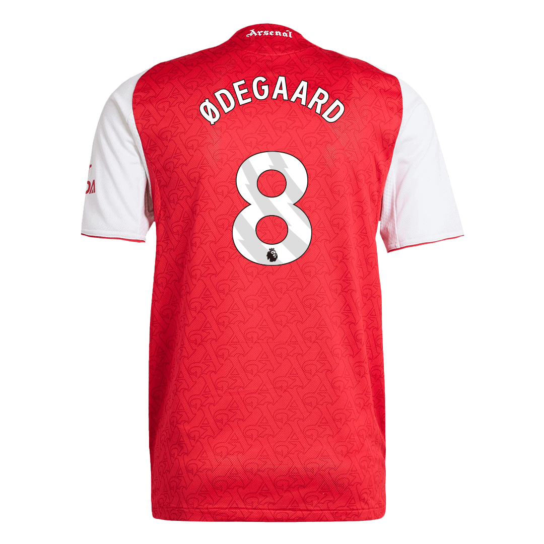 Soccer Kits Authentic ØDEGAARD #8 Arsenal Home Soccer Jersey 2025/26 Red