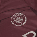 Camiseta de fútbol infantil de visitante del Manchester City (camiseta y pantalón corto) 2024/25