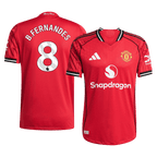Soccer Kits Authentic B.FERNANDES #8 Manchester United Home Soccer Jersey 2025/26 Red
