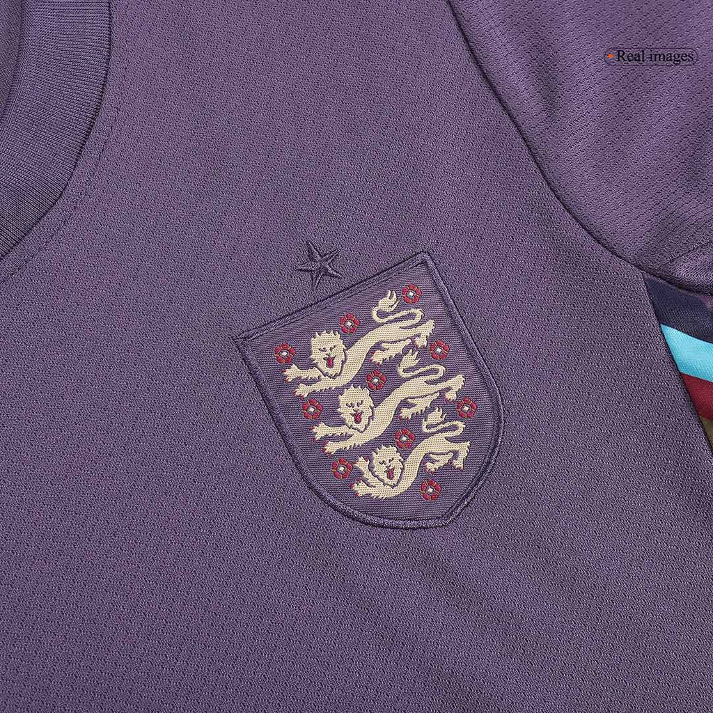 Kits de fútbol: Camiseta de fútbol visitante de Inglaterra para niños (camiseta y pantalones cortos) Eurocopa 2024