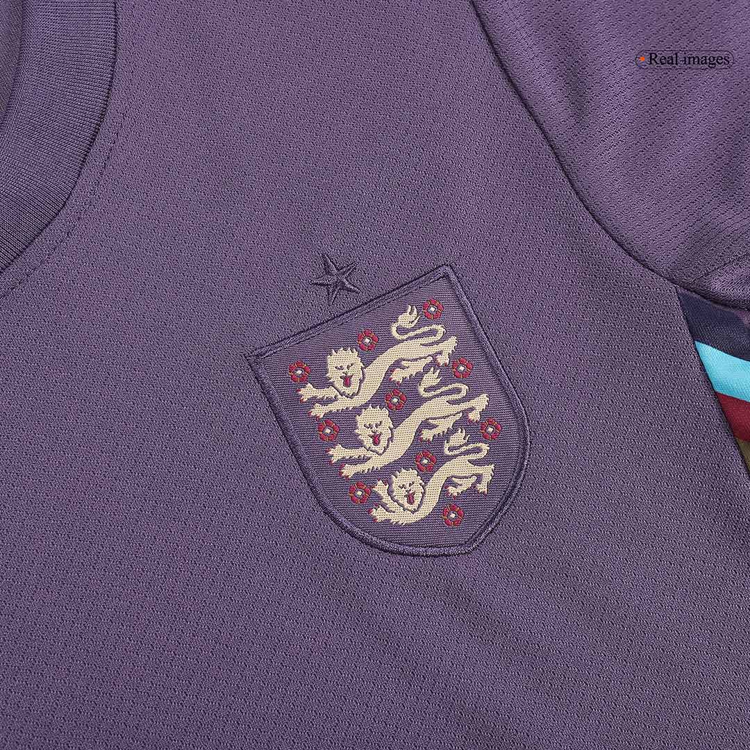 Kits de fútbol: Camiseta de fútbol visitante de Inglaterra para niños (camiseta y pantalones cortos) Eurocopa 2024