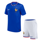 Kits de fútbol para niños: camiseta local de Francia (camiseta y pantalón corto) para la Eurocopa 2024